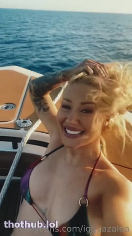 Iggy Azalea Bikini Boat Trip Video Leaked