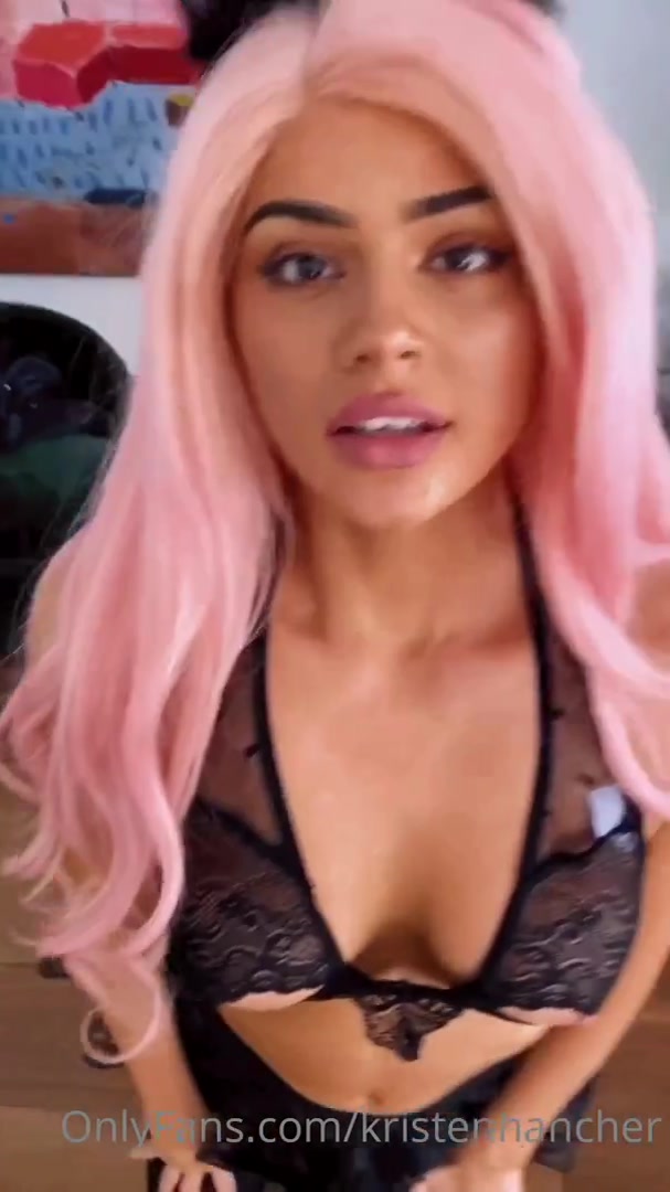 Kristen Hancher Porn See Through Lingerie Striptease Video Leaked