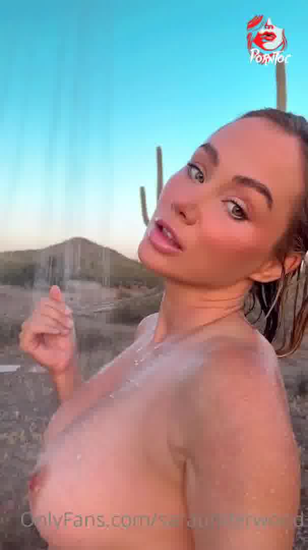Sara Underwood Naked Outdoor Shower Leaked Porn Video