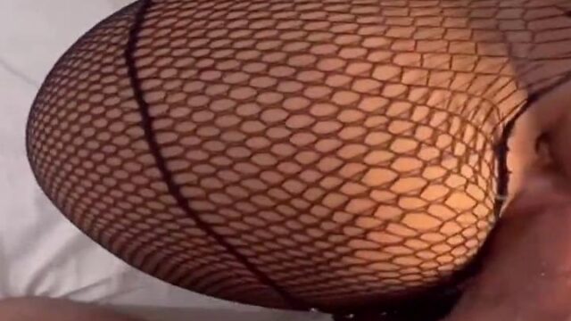 Juanita Belle Topless Fishnet Sex Tape Video Leaked