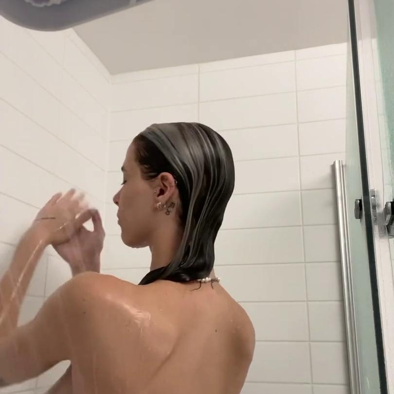 Ashley Matheson Nude Shower Nip Slip Video Leaked