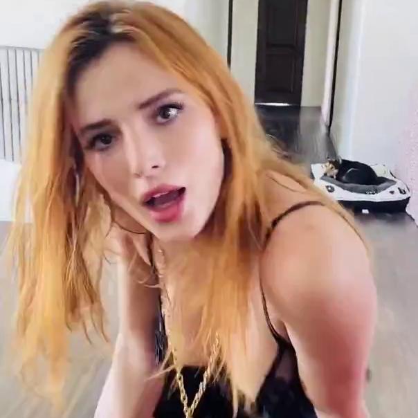 Bella Thorne Topless Teasing in Skirt Video Leaked