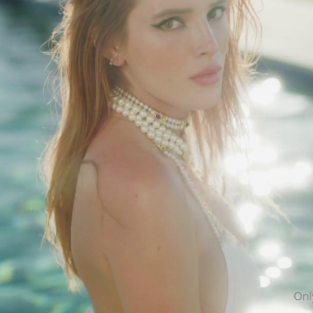 Bella Thorne Nude Pool White Bikini Video Leaked