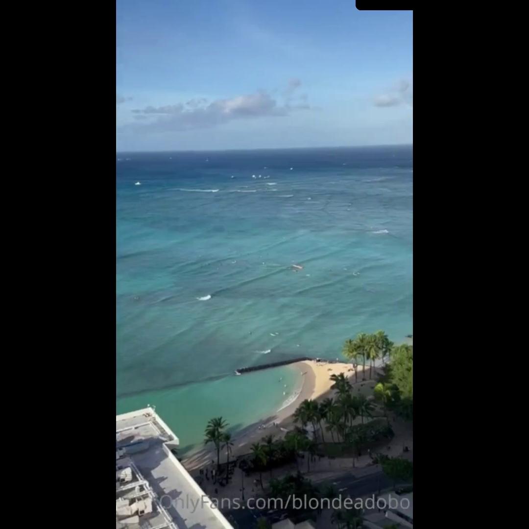 BlondeAdobo Full Face Hawaii Sex Tape Video Leaked