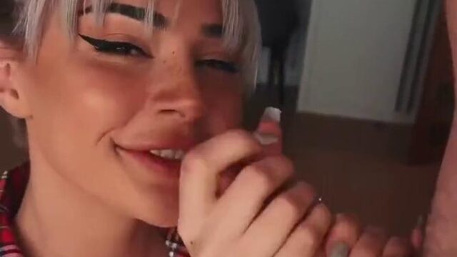 Kristen Hancher School Girl Blowjob PPV Video Leaked