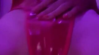 Takaidesu Leaked Red Latex Lingerie Nude Video